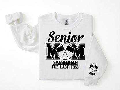 Senior Mom Personalized Color Guard Sweatshirt