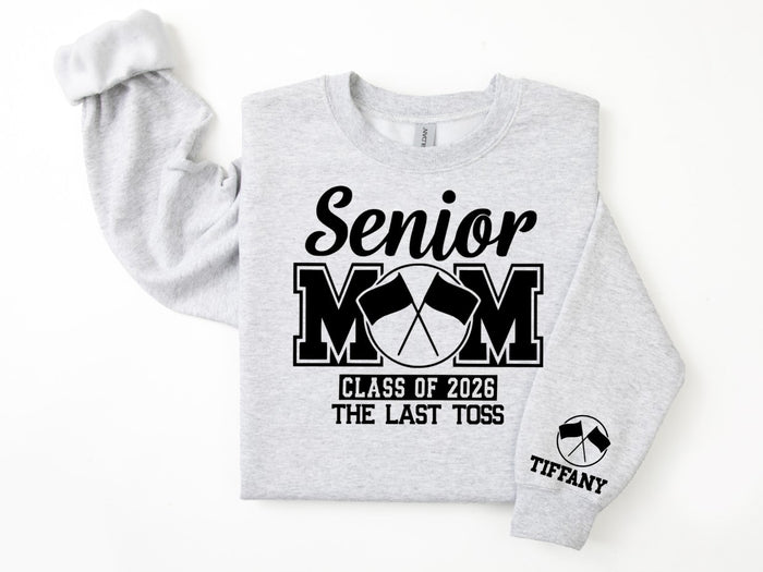 Senior Mom Personalized Color Guard Sweatshirt