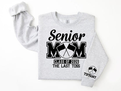 Senior Mom Personalized Color Guard Sweatshirt