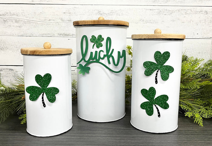 Shamrock Mini Art Pop Magnets S/3