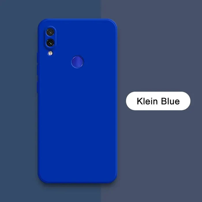 A blue iphone case with the text’person ’