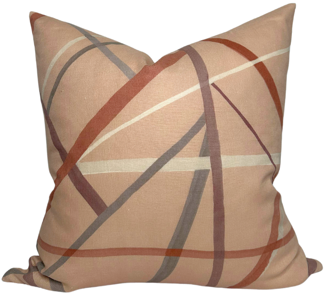 SIMPATICO PILLOW - TERRACOTTA - KELLY WEARSTLER - LEE JOFA - PILLOWS