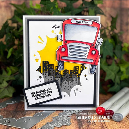 Slimline Cityscape Die Set - Whimsy Stamps