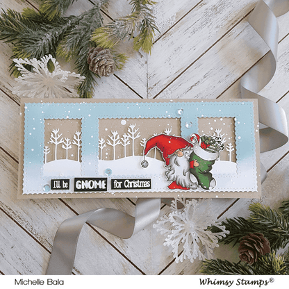 Slimline Scenic Window Die - Whimsy Stamps