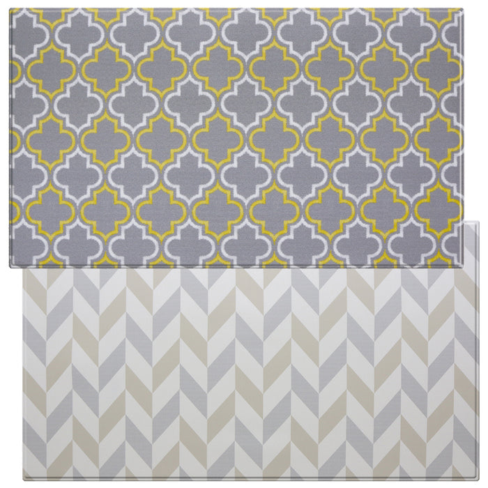 SOFT MODERN RUG-Damask