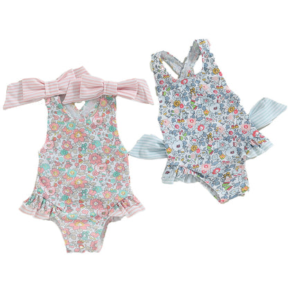 SOPHIE Floral Bowtie Swimsuit