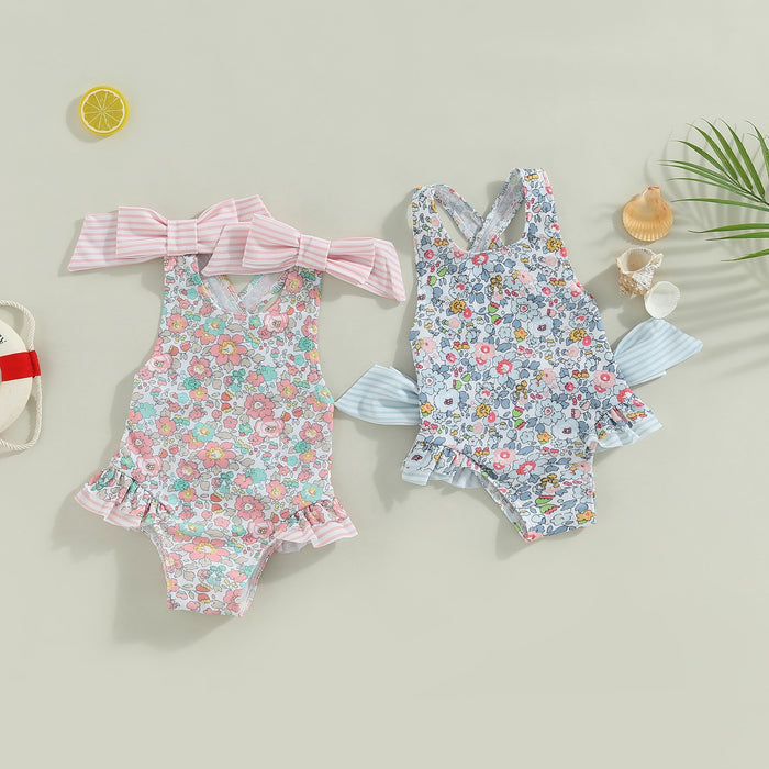 SOPHIE Floral Bowtie Swimsuit