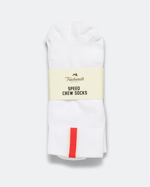 Speed Crew Sock - White