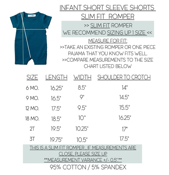 Spooky One Slim Fit Shorts Romper