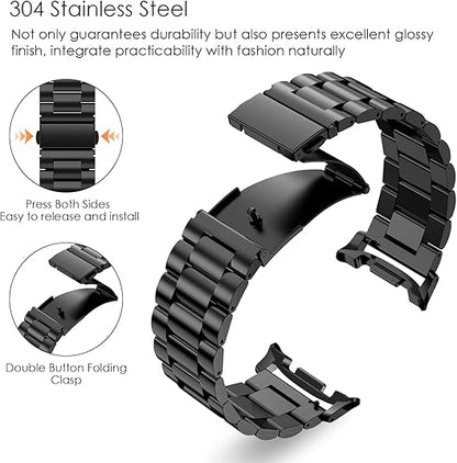 Stainless Steel Band Compatible with Galaxy Watch 8 40mm/44mm, Galaxy Watch 8 Classic 46mm 2025 | Fintie