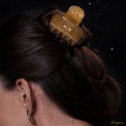 Star Wars x Kitsch C-3PO Glitter Cloud Clip - on-model lifestyle #2