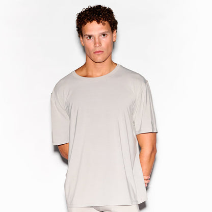 Sunday Tee, fabric and fit detail - Slouch Potato