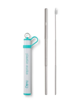 Telescopic Stainless Steel Straw Set