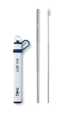 Telescopic Stainless Steel Straw Set