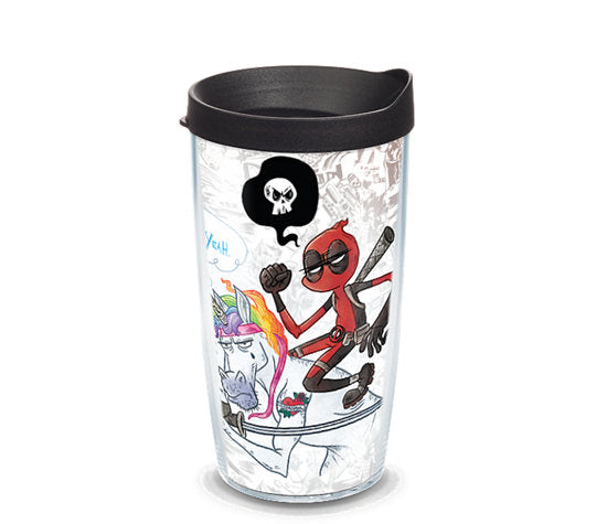 Tervis Marvel Comics: Deadpool - "Let's do this" Tumblers with Wrap and Travel Lid