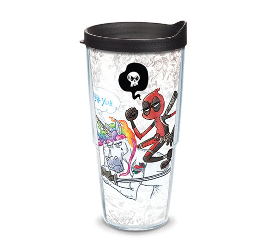 Tervis Marvel Comics: Deadpool - "Let's do this" Tumblers with Wrap and Travel Lid