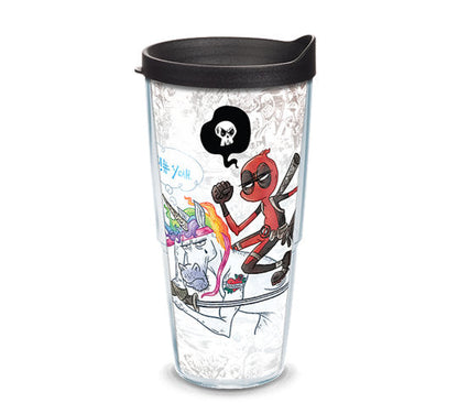 Tervis Marvel Comics: Deadpool - "Let's do this" Tumblers with Wrap and Travel Lid
