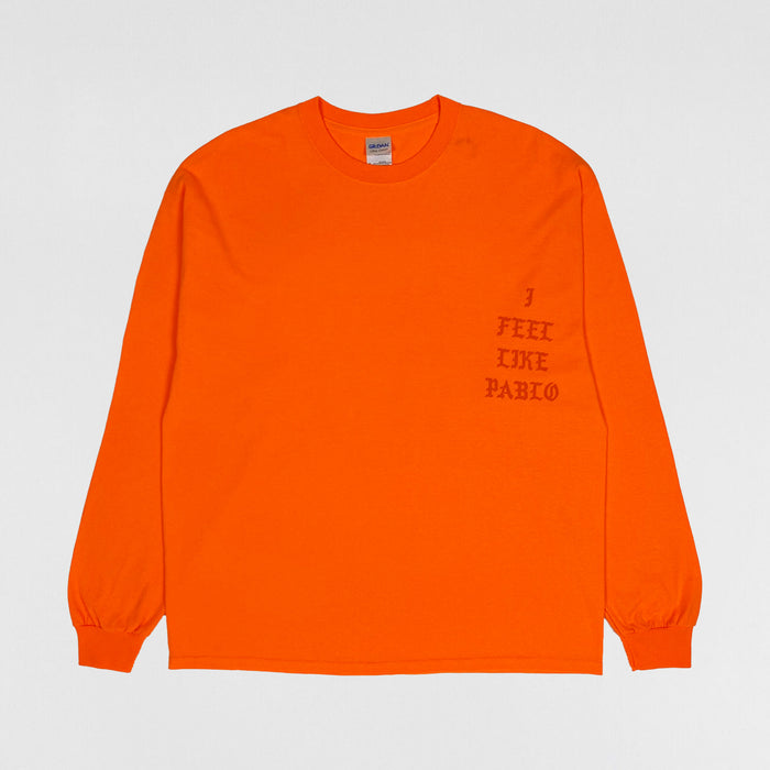 The Life of Pablo 2016 Cancelled Governor's Ball Long Sleeve In Orange