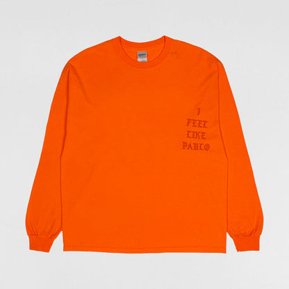 The Life of Pablo 2016 Cancelled Governor's Ball Long Sleeve In Orange