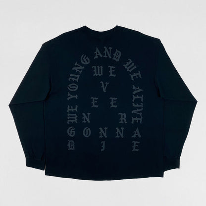 The Life of Pablo 2016 Chicago 'Famous' Long Sleeve In Black
