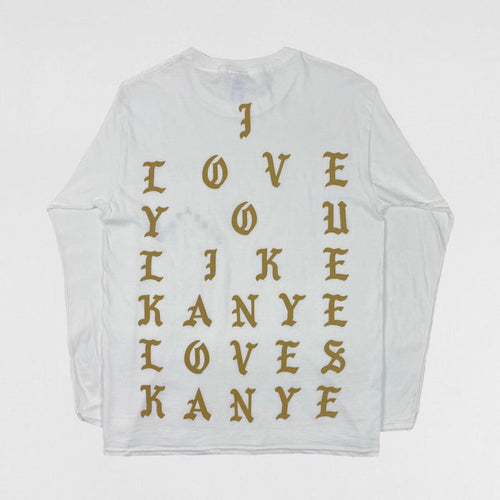 The Life of Pablo 2016 ‘I Love You’ Long Sleeve In White