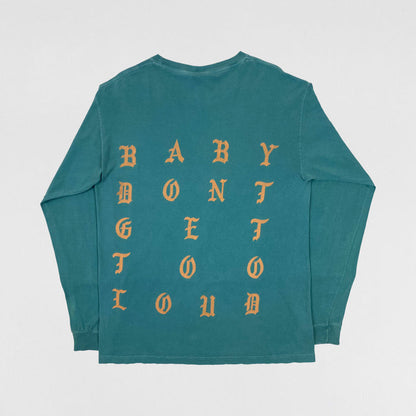 The Life of Pablo 2016 LA 'Freestyle 4' Long Sleeve In Teal