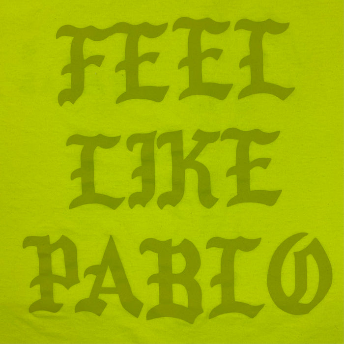 The Life of Pablo 2016 Las Vegas 'I Feel Like Pablo' Tee In Neon