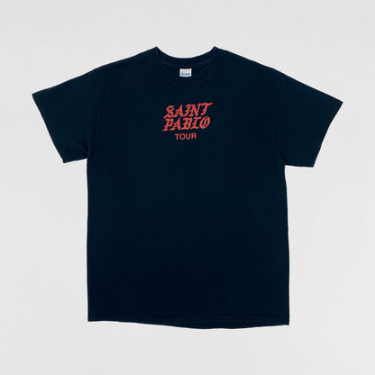 The Life of Pablo 2016 Saint Pablo Tour 'General Admission' Tee In Black