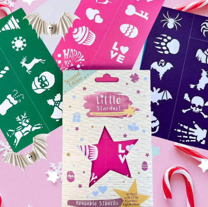 The Natural Play Makeup Company - Seasonal Face & Body Stencils - Mabel & Fox