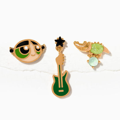 The Powerpuff Girls Buttercup Stud Set