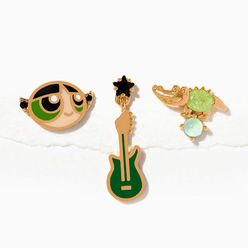 The Powerpuff Girls Buttercup Stud Set