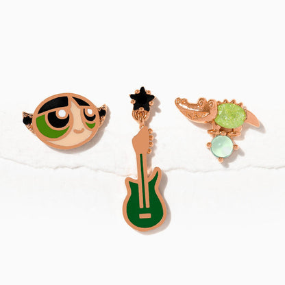 The Powerpuff Girls Buttercup Stud Set
