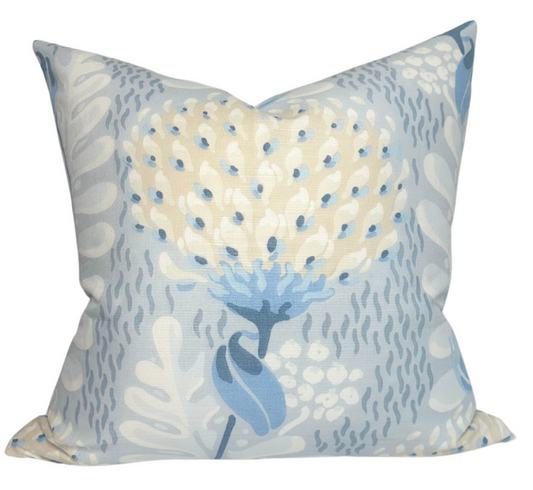 Thibaut Tiverton Pillow Cover in Spa Blue, Thibaut Pillows