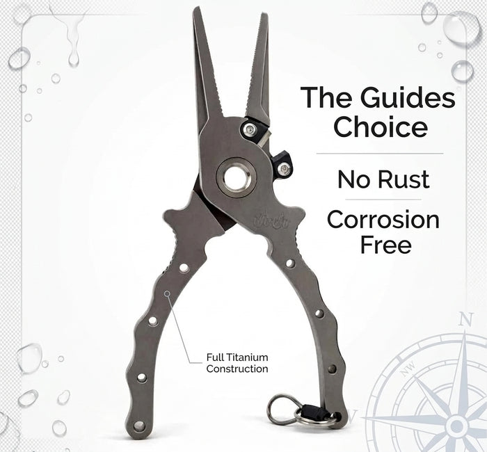 Titanium Fishing Pliers 7"