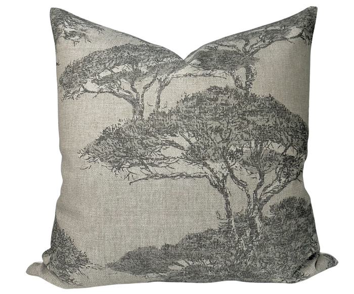 Torrey Pines Pillow Cover in Beige, Thibaut Pillows