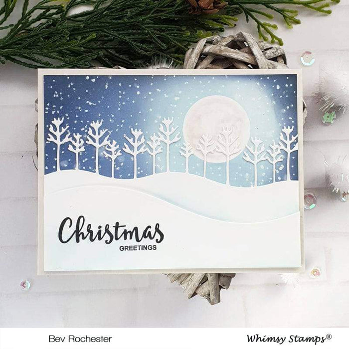Tree Assortment Die Set - Whimsy Stamps