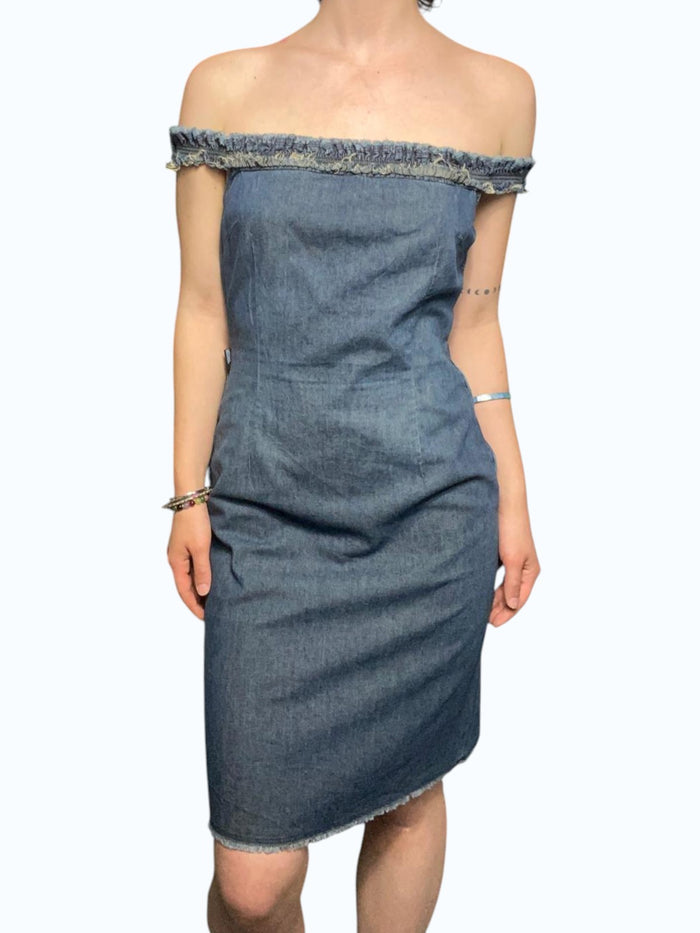 tubino in jeans Moschino