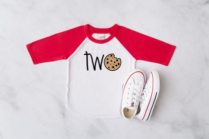 "Two Cookie" Second Birthday Raglan