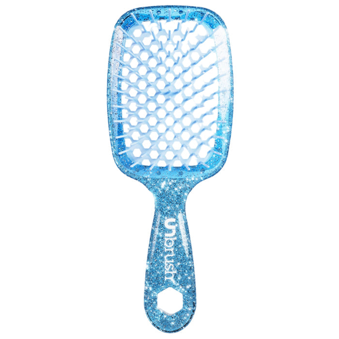 UNbrush Detangling Hair Brush Glitter - Sapphire