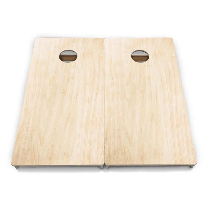Pro series cornhole boards front view rounded corners