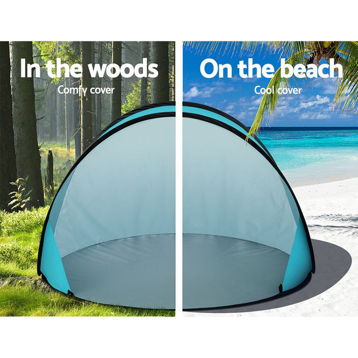 Weisshorn Pop Up Beach Tent Camping Portable Sun Shade Shelter Fishing-Home Living Store-