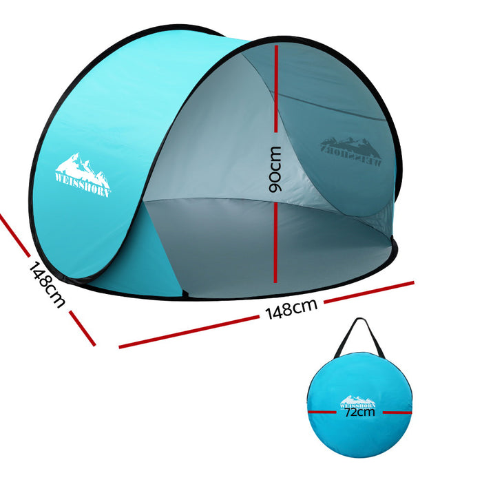 Weisshorn Pop Up Beach Tent Camping Portable Sun Shade Shelter Fishing-Home Living Store-