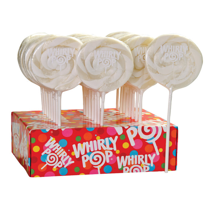 White Whirly Pops - 24ct