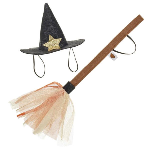 Witch Hat and Light Broom Set - Build-A-Bear Workshop Australia