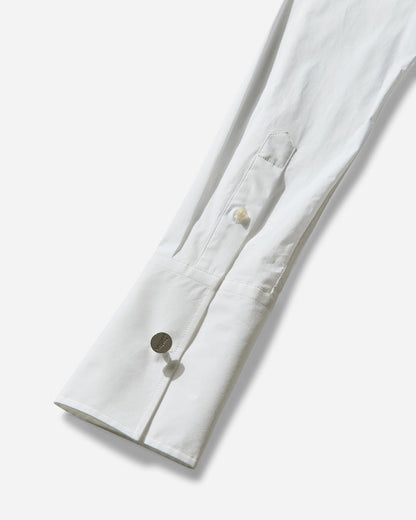 Jean Paul Gaultier Wmns Stretch Cotton Shirt With Body Detail White Shirts Longsleeve Shirt 25-34-F-CH097-C071 01