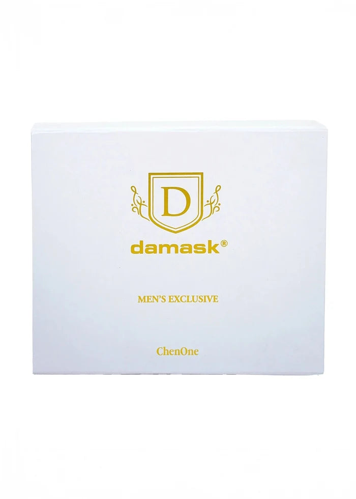 damask ChenOne men's exclusive box, white with gold logo