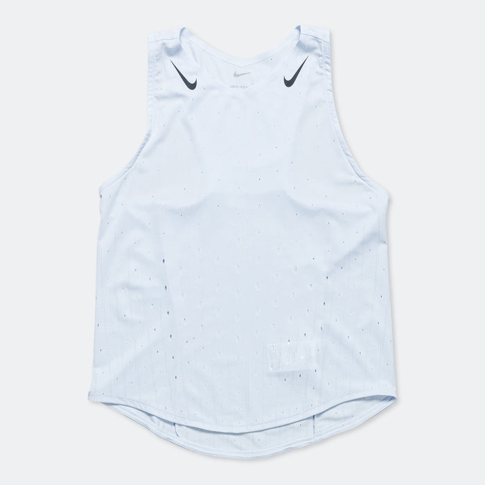Womens Dri-FIT ADV AeroSwift Singlet - Football Grey/Dark Obsidian