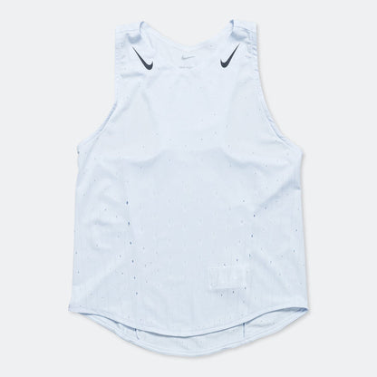 Womens Dri-FIT ADV AeroSwift Singlet - Football Grey/Dark Obsidian