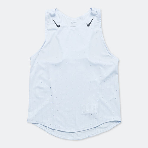 Womens Dri-FIT ADV AeroSwift Singlet - Football Grey/Dark Obsidian