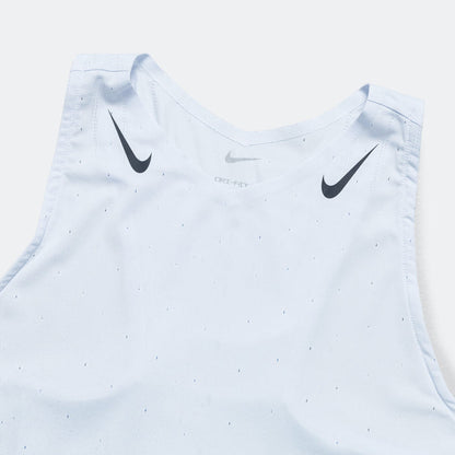Womens Dri-FIT ADV AeroSwift Singlet - Football Grey/Dark Obsidian